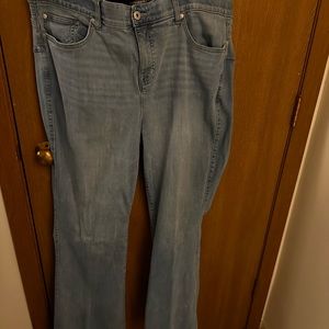 Bombshell flare premium stretch high rise jeans from torrid 24t
